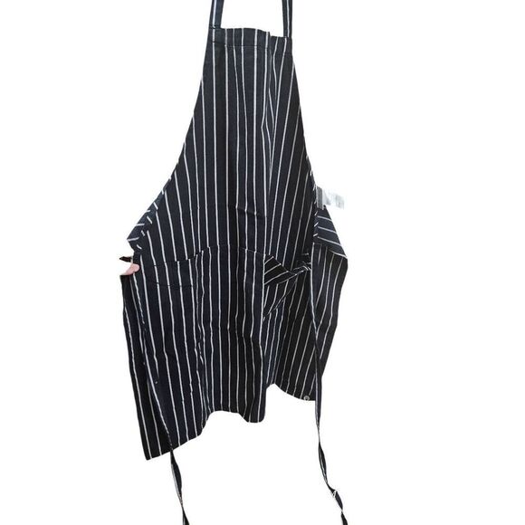 Chef works striped apron - Picture 1 of 9